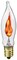 A101 Flicker Flame Light Bulb - 3 Watt, 130 Volt, E12 Candelabra Base, Nickel Plated Base - Dances with a Flickering Orange Glow | 5 Pack